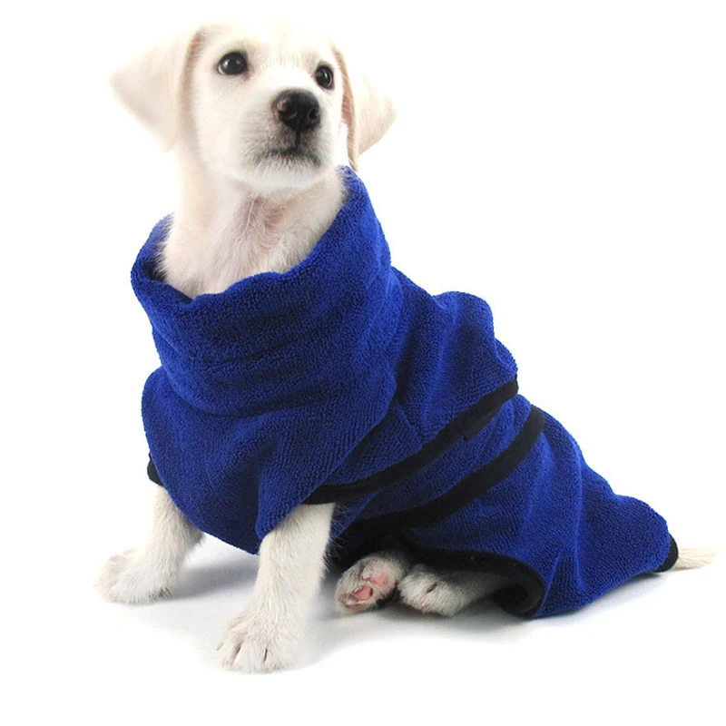 Microfiber Pet Towel Super Absorbent Dog Bathrobe Quick-Dry Towels For Puppy Bath Clothes Grooming Product |