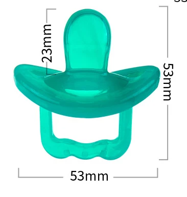 Full soft silicone 1 Новая детская соска для новорожденных мальчиков и девочек, соски-пустышки, Пищевая силиконовая соска, Ортодонтическая Соска для детей 0-36 месяцев - Цвет: Full soft silicone 1