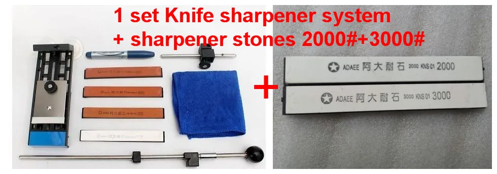 Edge pro est система Точилки для ножей Кухня Scharf инструмент Fix Winkel + whetstones 2000 #3000 #|sharpening