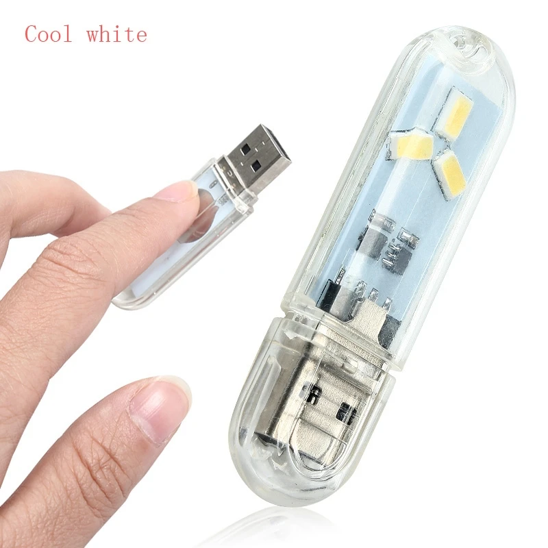 Мини USB лампа 5730 SMD 5V 3 LED сенсорный сенсор лампы для кемпинга светодиодные Ночник