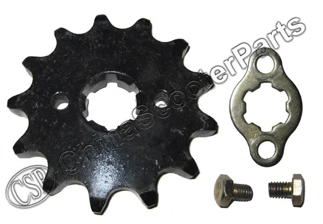 13T 11T 12T 13T 14T 15T 16T 17T 18T зуб 428 17MM передняя Звездочка двигателя для Honda Lifan ZongShen ATV Quad Dirt bike багги - Цвет: 13T