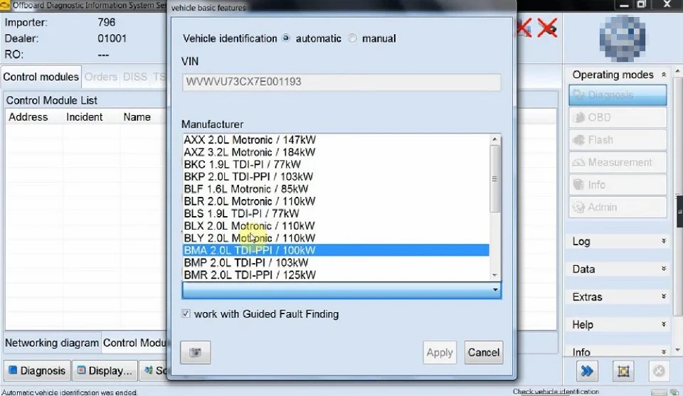 Новое программное обеспечение ODIS 4.3.3 с Keygen для VAG 9 брендов Odis VAS 5054A Odis V4.3.3 Поддержка нескольких языков VAS5054A, хранящихся в 16 Гб