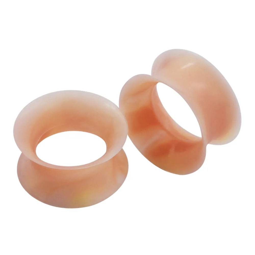 Ню Натурального Камня Беруши со Свежими Силикона Уха Тоннелей Плоти Расширения