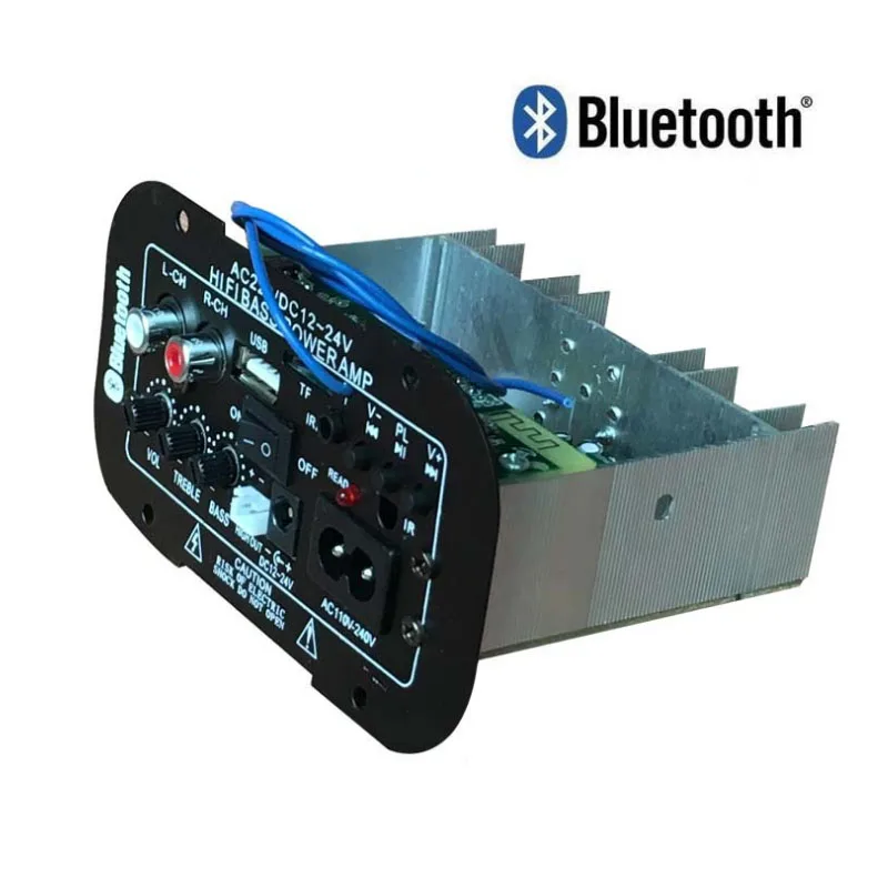 Автомобильная аудио усилительная плата Bluetooth 60 Вт 12 в 24 В 220 В Авто Колонка для домашнего кинотеатра усилители доска Push 5 дюймов громкий динамик s
