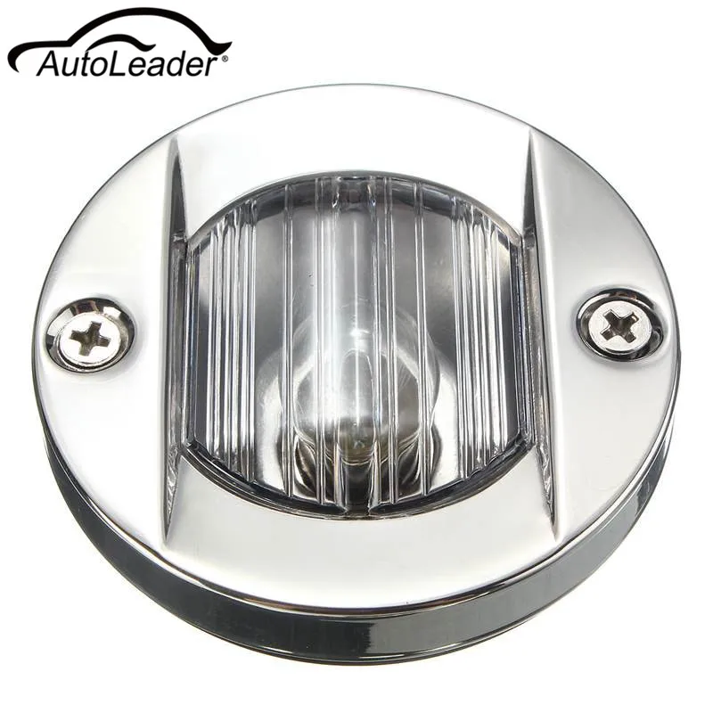 Autoleader 12V светодиодная круглая морская лодка транца из нержавеющей стали для