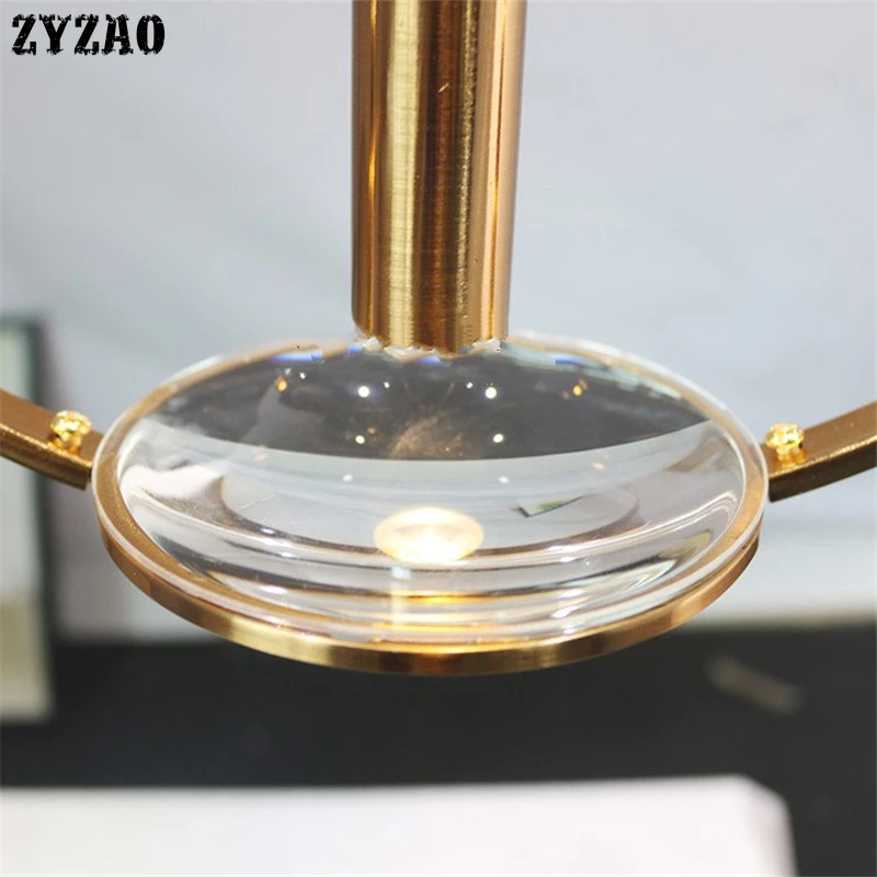 Простой Медный Подвесной светильник в стиле постмодерн дизайнерский