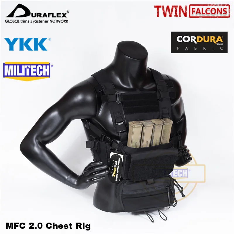 MILITECH TW Delustering MFC 2,0 BK набор CQC RRV MOLLE MK3 душистый нагрудный Риг военный боевой штурмовой тактический охотничий жилет