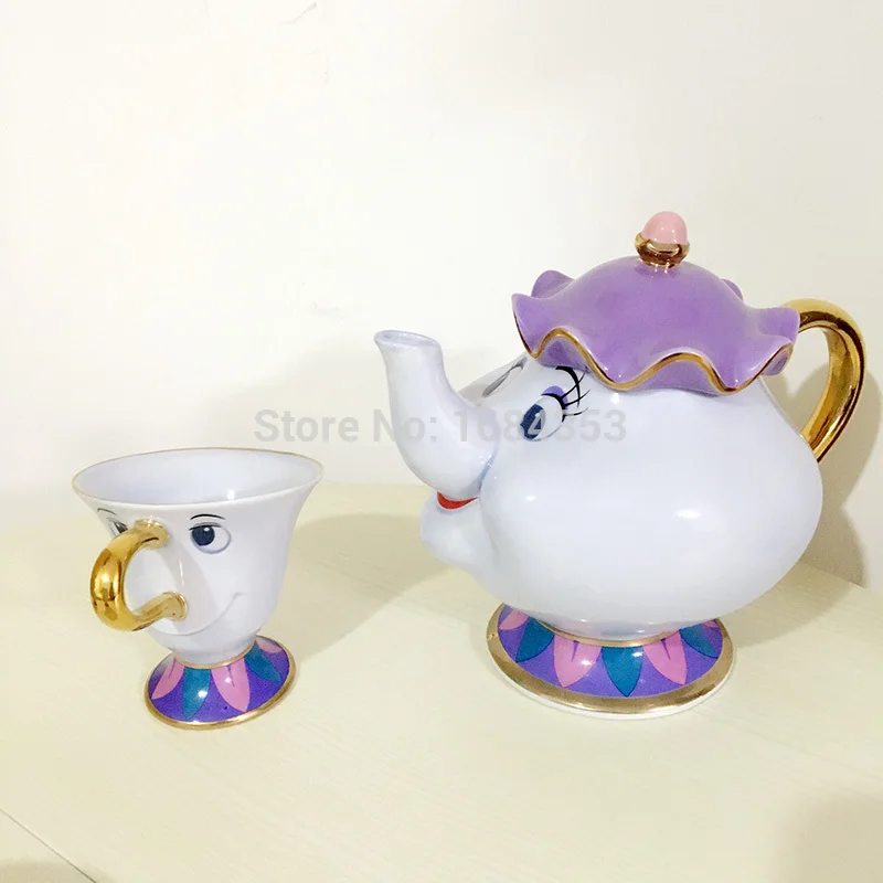 Новый стиль дневная мультяшная Красавица и чудовище кружка Mrs Potts чайный горшок 2
