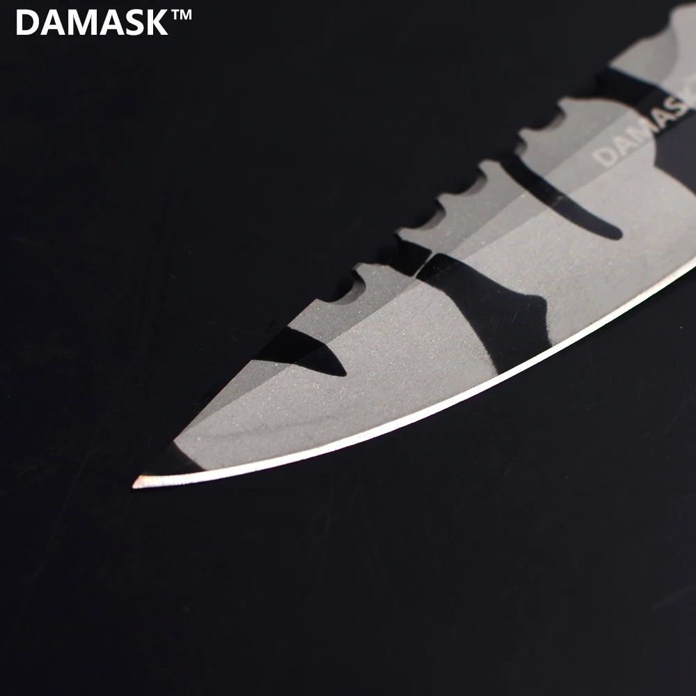 Высокое качество фиксированное лезвие Камуфляж Военный нож многоцелевой