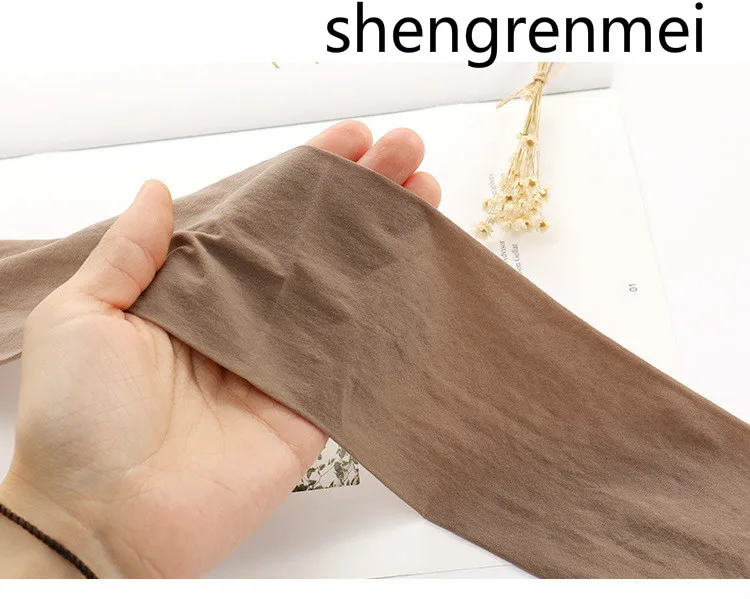 Shengrenmei, женские черные колготки, сексуальные шелковые чулки, бежевые, кофейные, серые колготки, женские Чулочные изделия