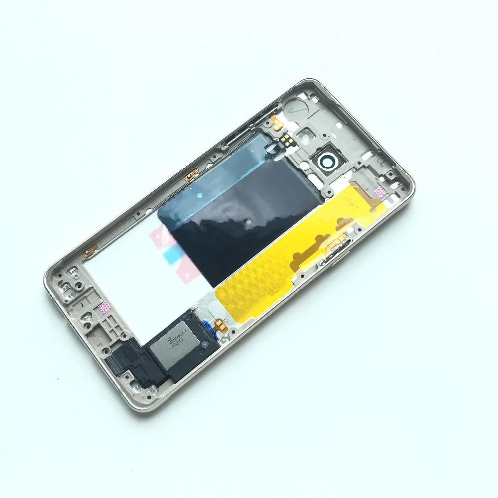 Новый корпус с рамкой средней пластины + Боковая кнопка стеклянный объектив