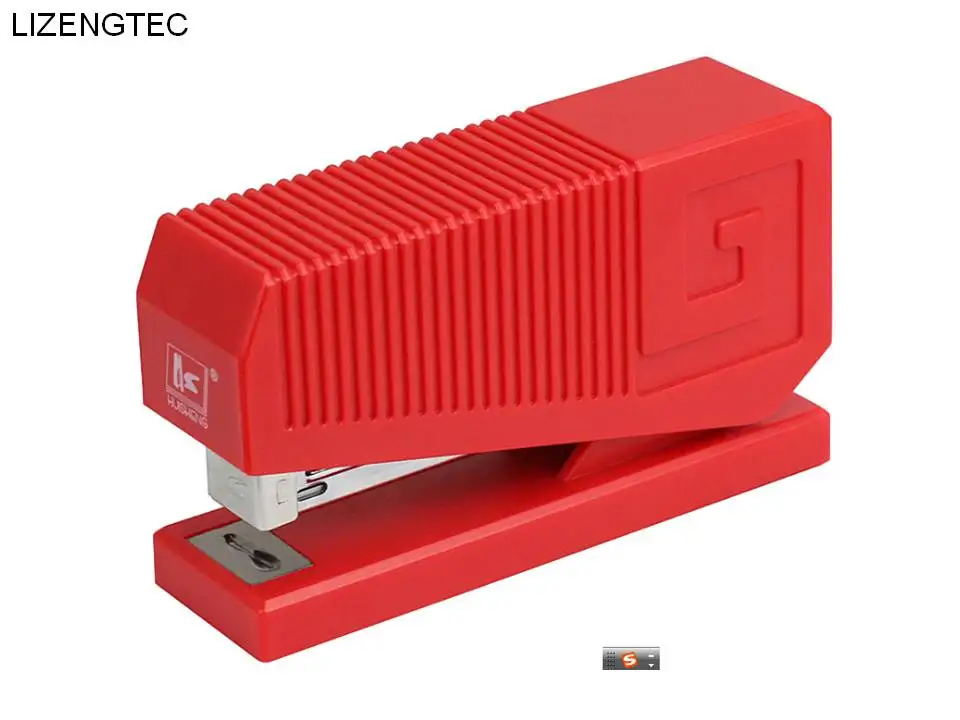 Бесплатная доставка LIZENGTEC новый дизайн Золотая переплетная степлер машина для