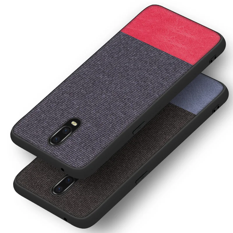 CoolDeal чехол для OPPO R17 мягкий силиконовый край противоударный Ткань задняя крышка