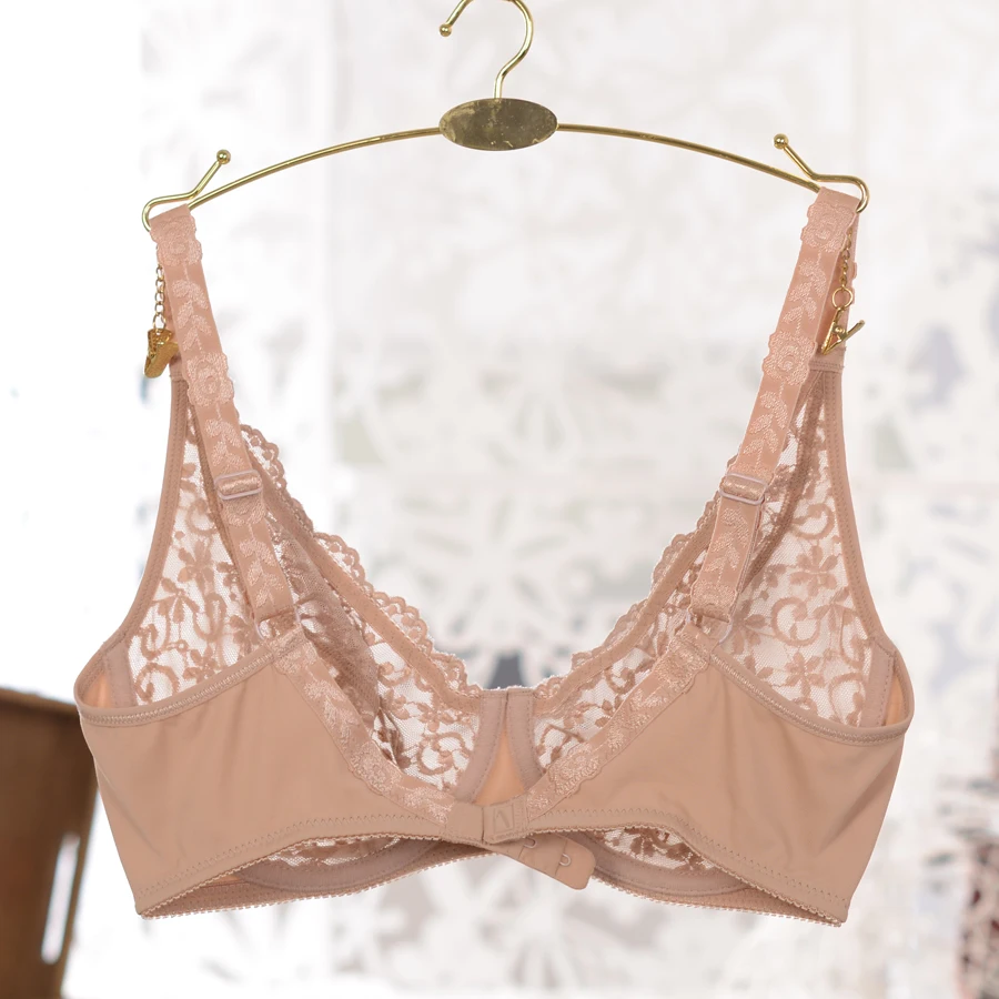 Женский маскарадный бюстгальтер с вышивкой в стиле Виктории ультратонкий