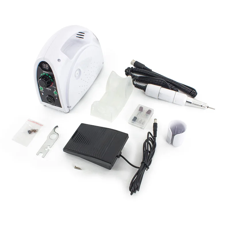 Electric Nail Drill 35000 RPM Nails Bits Acrylic File Manicure Tools Set Machine | Красота и здоровье