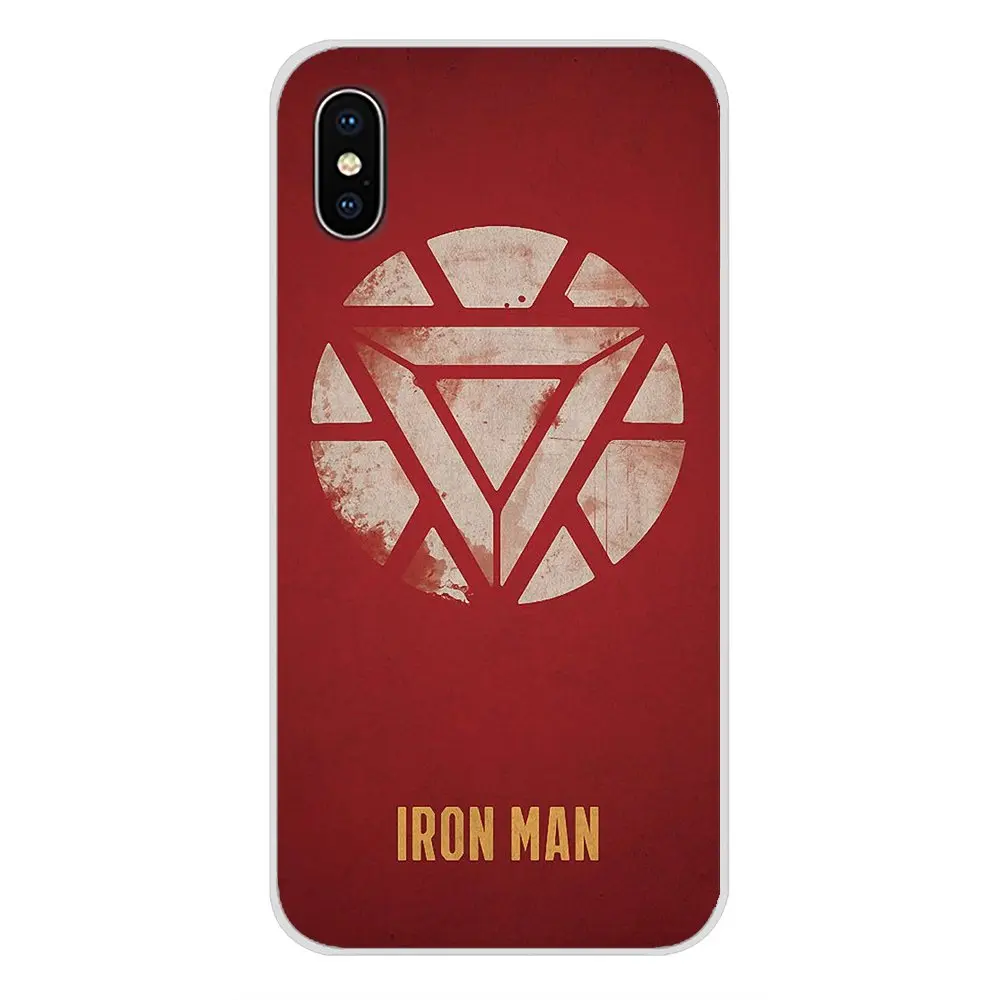 Супер герой Железный человек Jarvis прозрачные ТПУ чехлы накладки для Apple iPhone X XR XS MAX