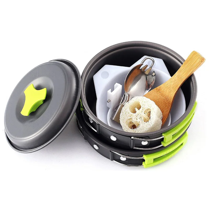 Открытый 10 шт Кемпинг кухонная посуда портативное оборудование для