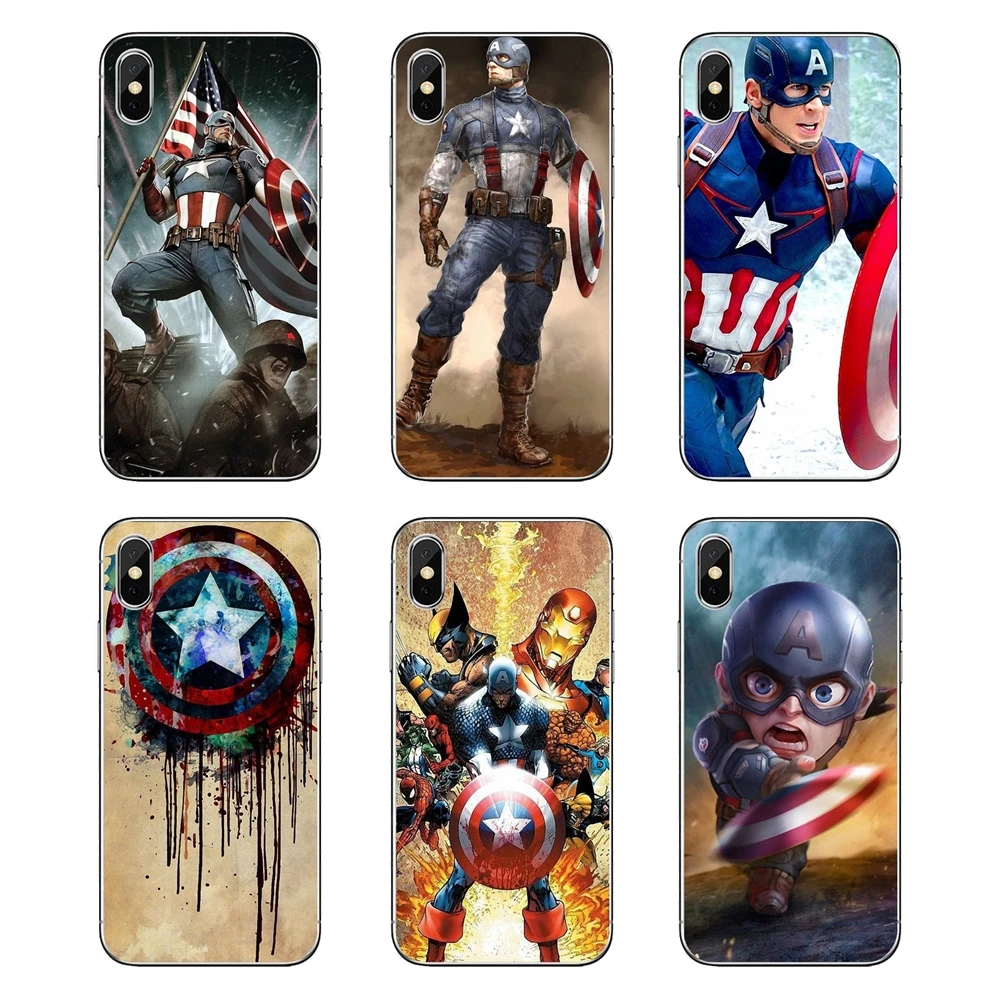 Крис Эванс супер герой Капитан Америка щит Marvel для Motorola Moto x4 E4 E5 G5 G5S G6 Z Z3 G3 C Play Plus