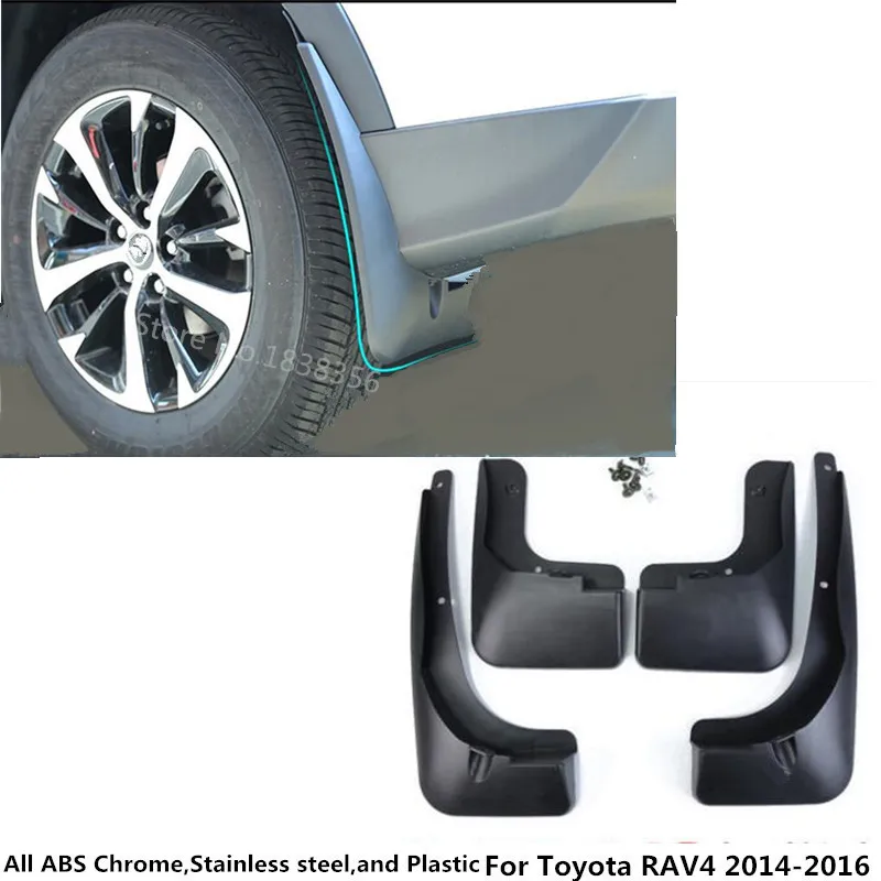 Флэш брызговик пластиковый для Toyota RAV4 2014 2015 2016 4 шт.|mud guard|mud flaps splash guardsmud guards |