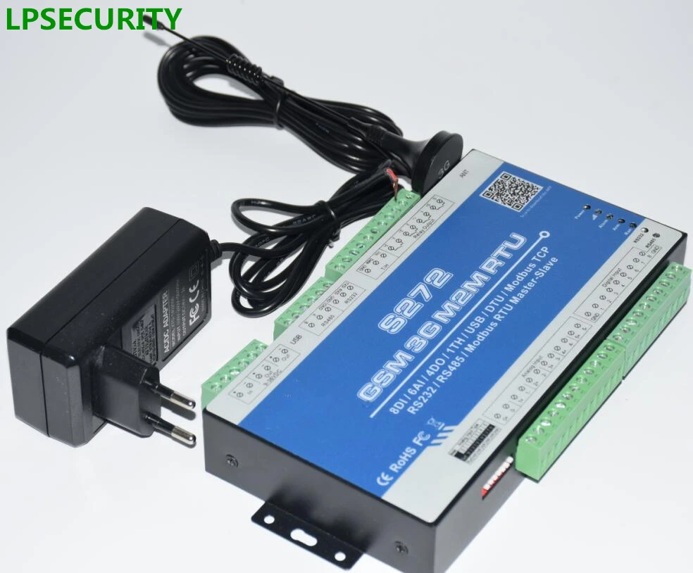 LPSECURITY ps4 temperature controller gsm gprs modbus rtu modem S272 | Безопасность и защита