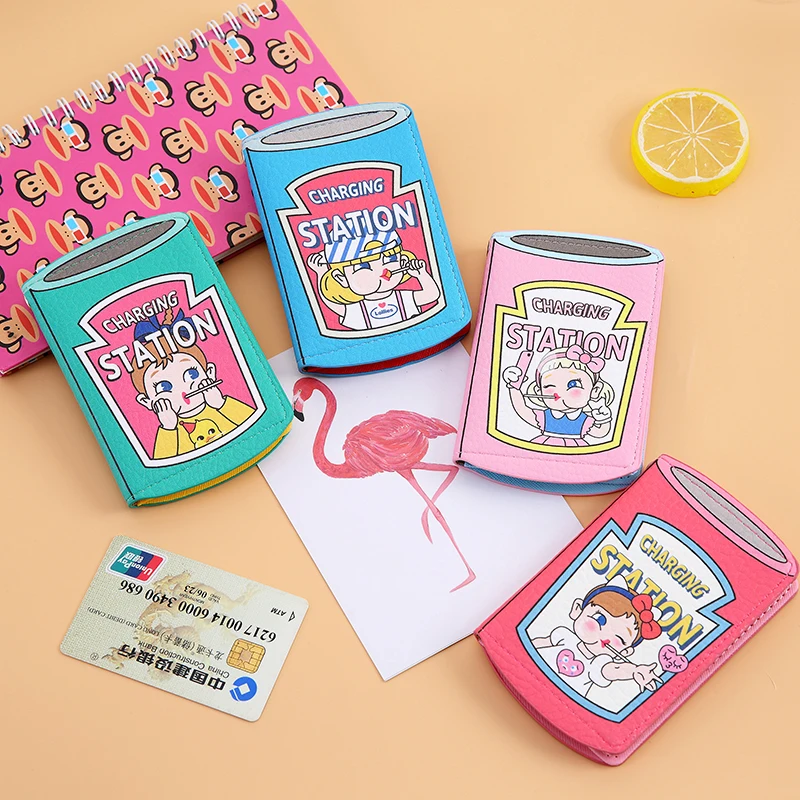 Bentoy Модный женский клатч с рисунком из мультфильма для девочек мини кошелек