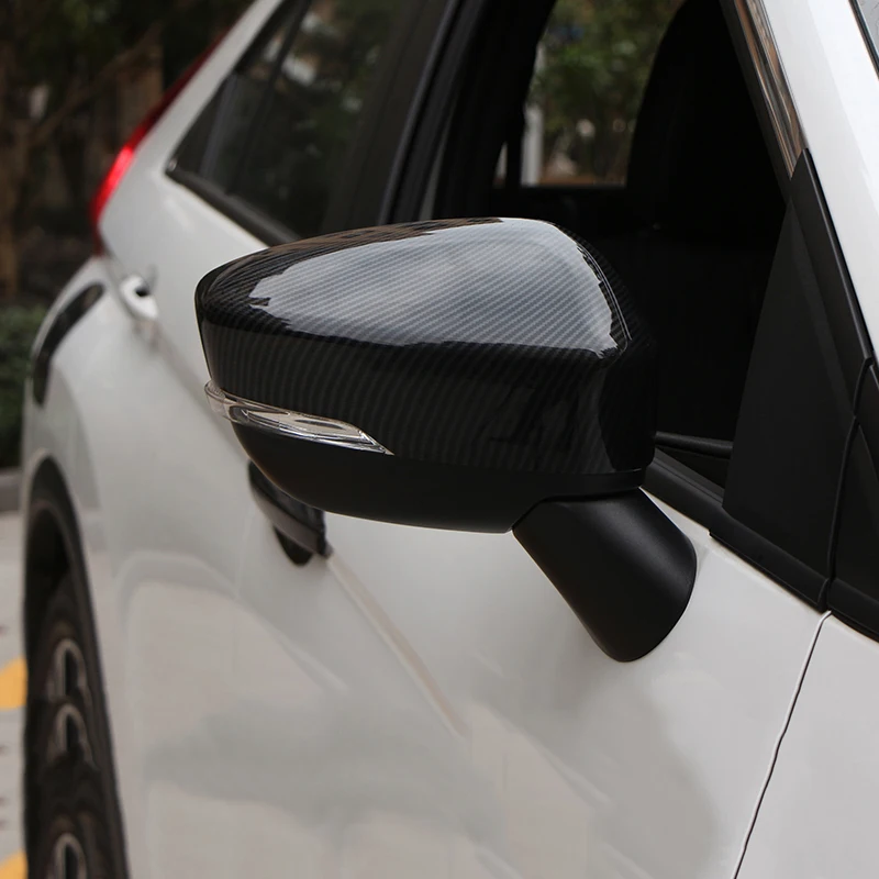 Car Styling Rearview Mirror Covers Side Wing Cap Shell Protective Case Trims For Mitsubishi Eclipse Cross 2018 2019 Accessories |