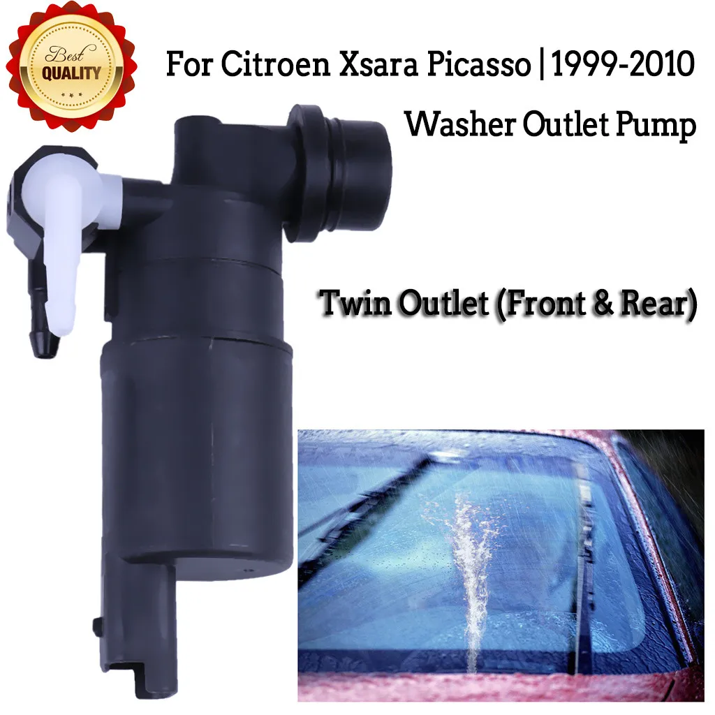 

Car Washer Double Outlet Windshield Washer Pump Water Spray Motor For Citroen Xsara Picasso SI-AT23002