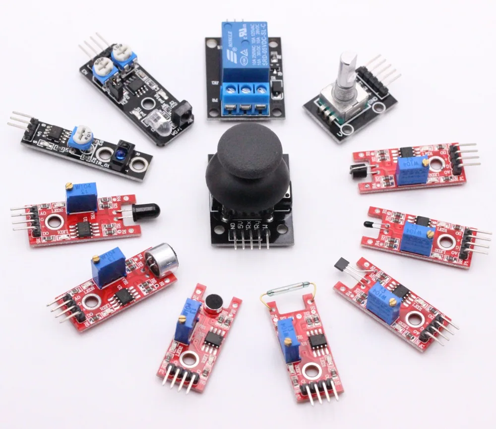 37 IN 1 SENSOR KITS for arduino UNO R3 HIGH-QUALITY Starters Works with Official Boards | Sensors