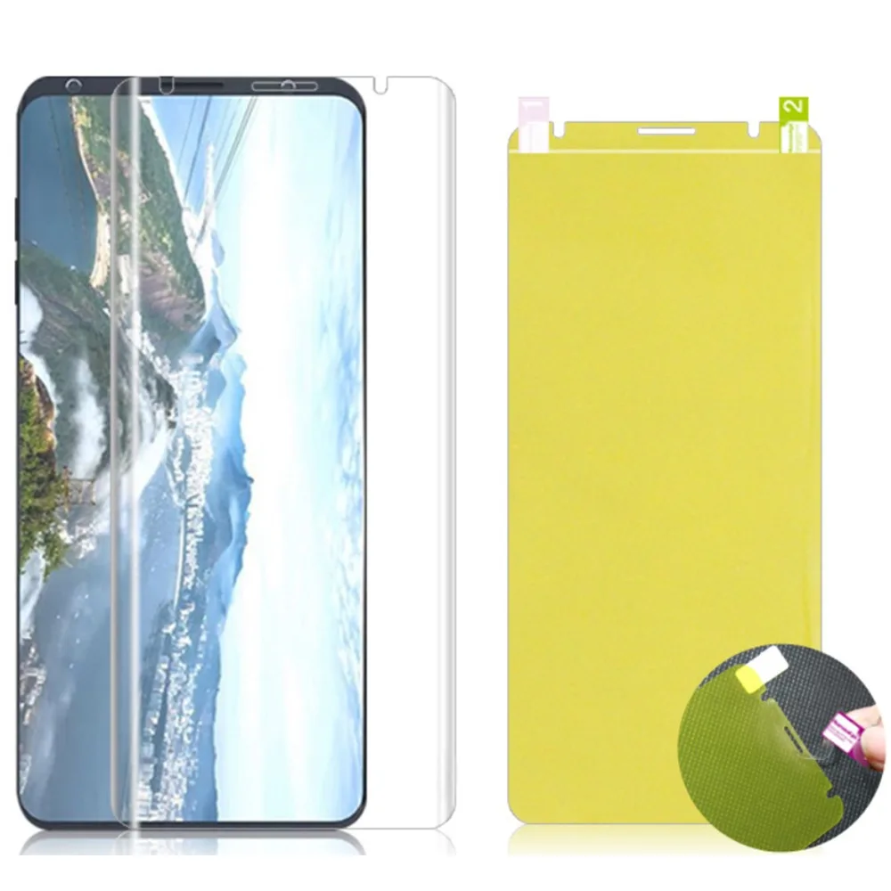 3D полное покрытие мягкая защитная пленка для LG G8 G7 thinQ V50 V30 V20 K8 K10 защита переднего