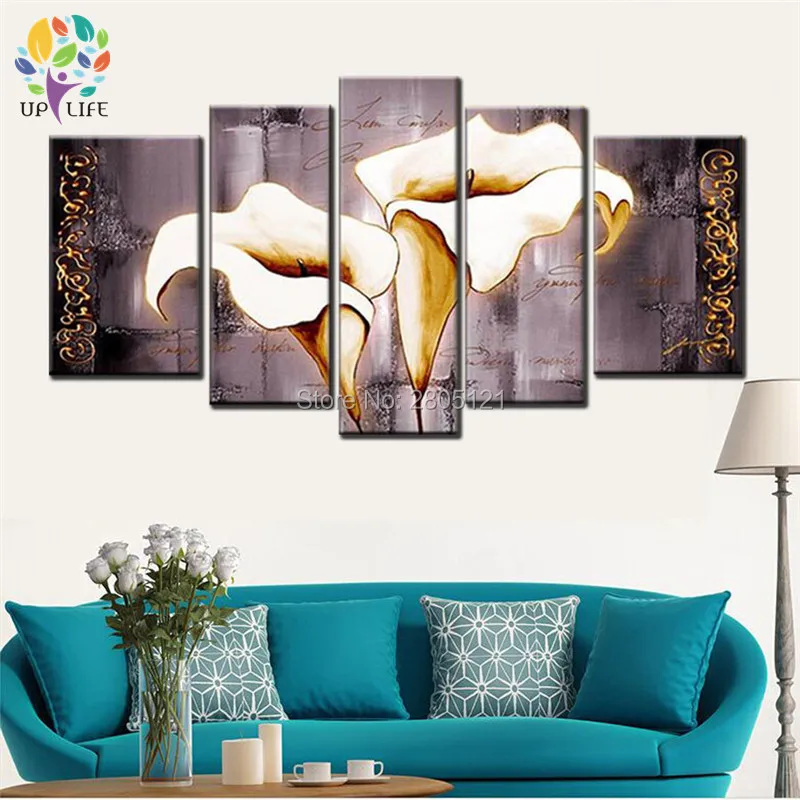 5 шт./комплект абстрактная Настенная картина цветы|art pictures|flower paintingwall art picture |