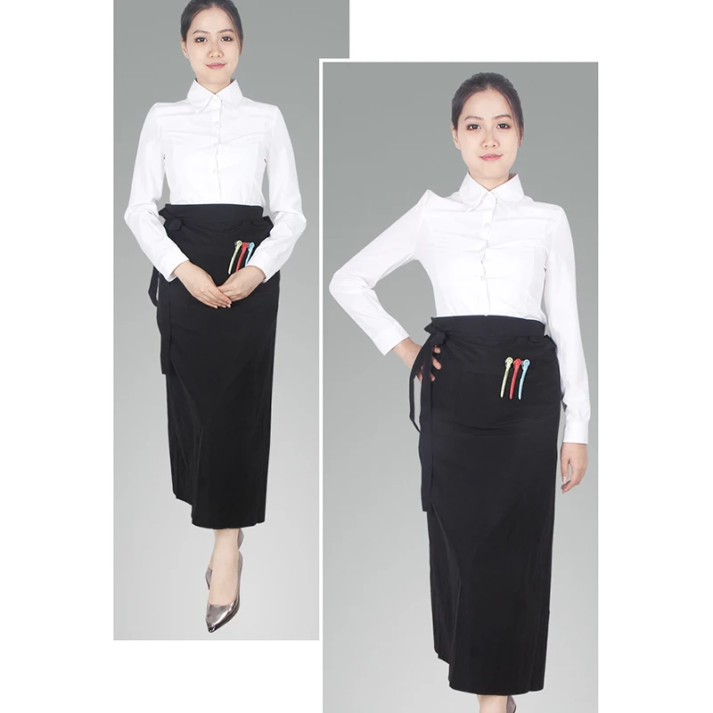 Половина Длина салонов Парикмахерская накидка для стрижки волос фартук