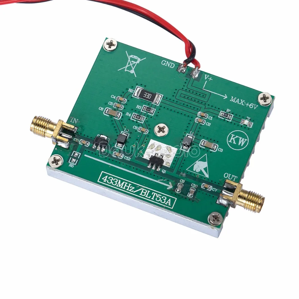 Усилитель мощности BLT53A 433 МГц RF 2 Вт для модуля передачи данных si4463 / SI4432|Усилители