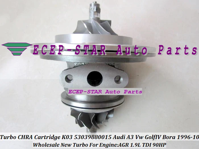 Turbo CHRA Cartridge K03 53039880015 53039700015 038145701A 038145701AX 038145701AV 038145701D For AUDI A3 VW Golf 4 Bora 1.9L | Автомобили