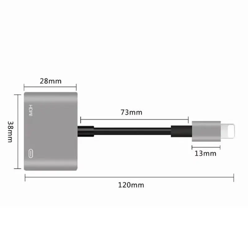 Оптовая продажа адаптер EASYA для освещения в HDMI iPhone X 8 7 Plus 6 6S iPad серии цифровой AV