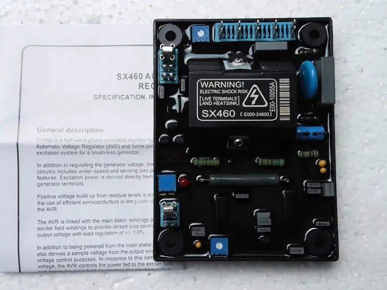 Stamford AVR SX460 автоматический регулятор напряжения для генератора|regulator mppt|regulator