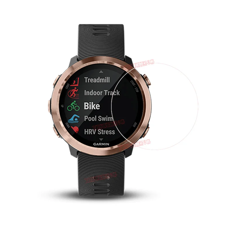 2 упак. военные невидимого спереди фильм Экран протектор для Garmin Forerunner 645 музыка