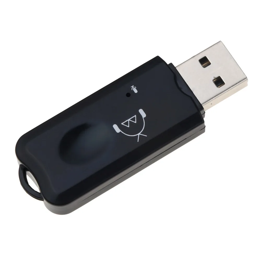 USB AUX Bluetooth беспроводной аудио адаптер стерео с микрофоном для USB автомобиля mp3-плеер динамик Bluetooth передатчик
