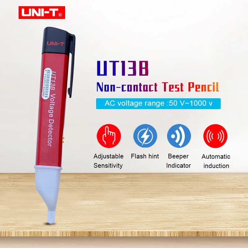 UNI-T UT13B детекторы напряжения переменного тока Регулируемая чувствительность