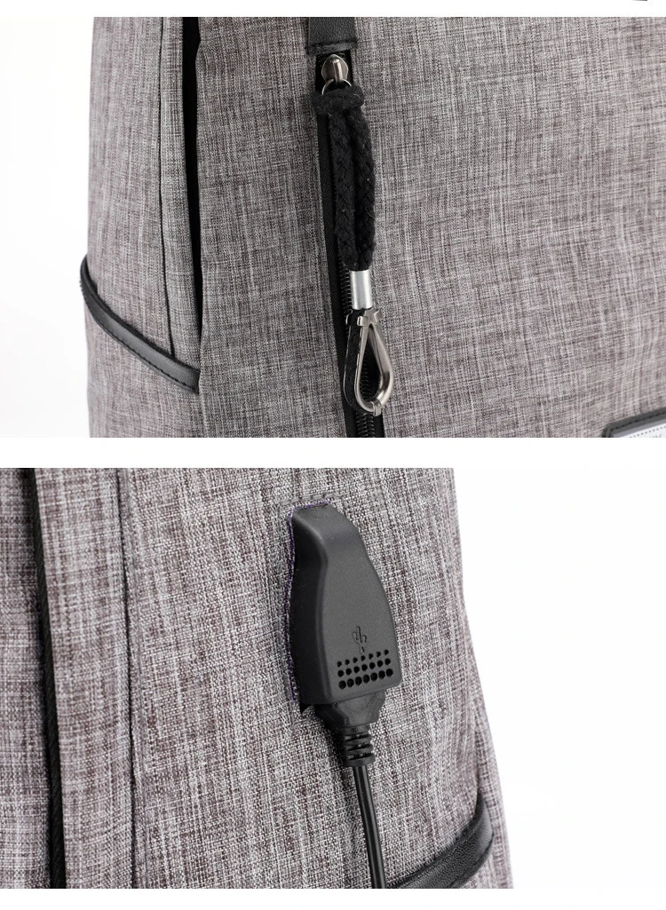 Usb зарядка Рюкзак для ноутбука мужской Оксфорд хаки большой колледж Ветер старшеклассник рюкзак женский школьный мешок большой рюкзак