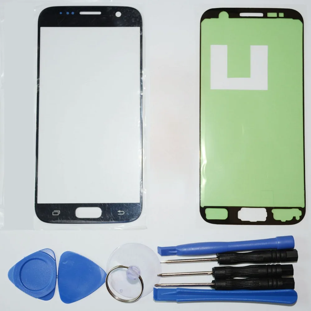 Для samsung Galaxy S7 G930 Touch Экран планшета спереди солнечные фильтры + клей инструменты