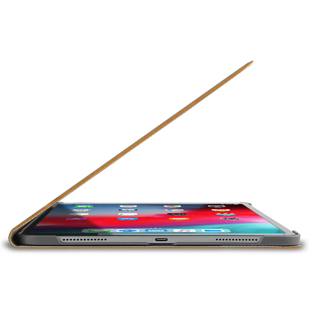 Умный чехол из матовой кожи с магнитной застежкой для iPad Pro 11 2018 откидной функцией