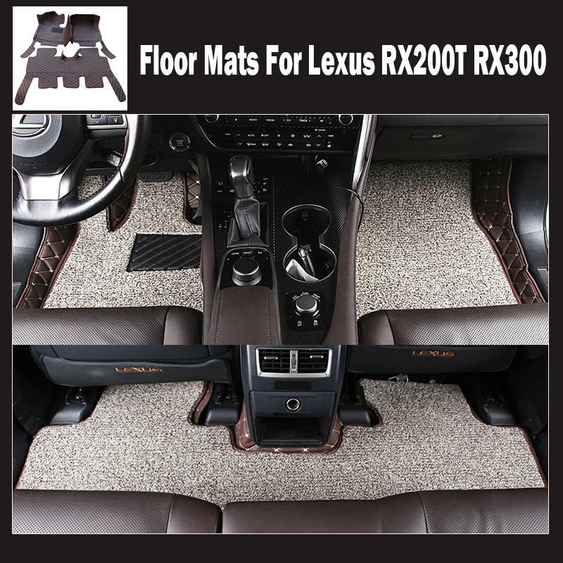 Автомобильные коврики для Lexus RX200T RX300 2016 2019 ног кожаные салона автомобиля
