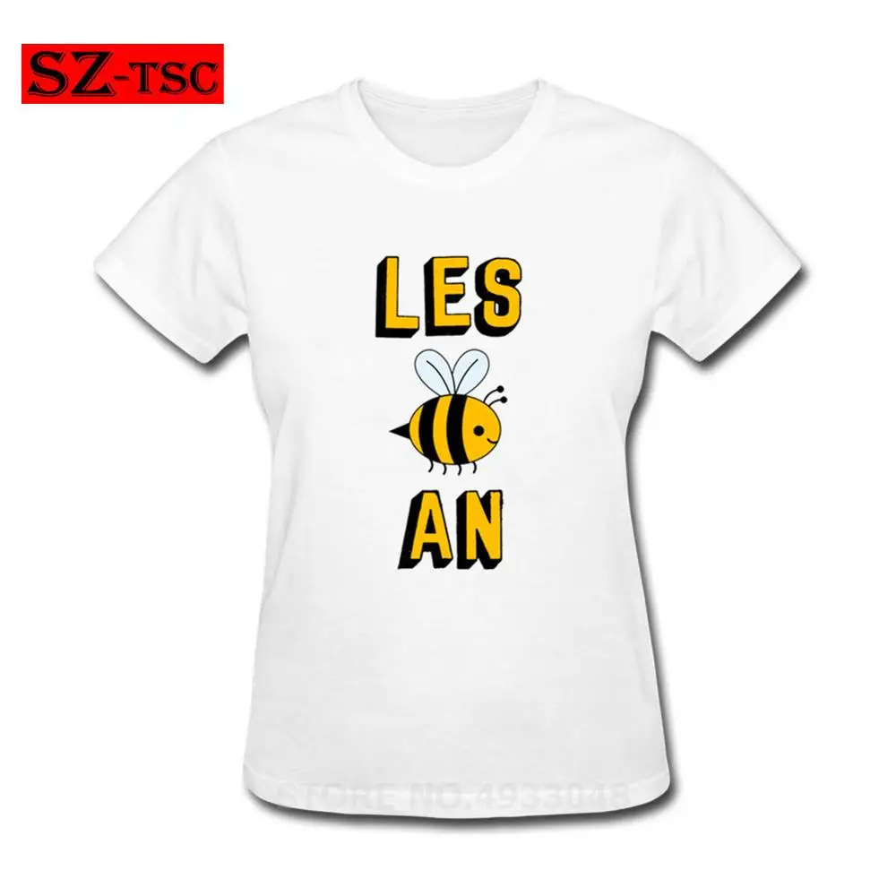 Женская футболка с короткими рукавами LES BEE AN летняя хлопковая Футболка забавным