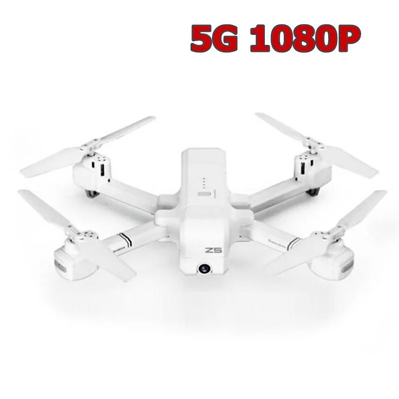 5G 1080P SJRC Z5 gps 5G wifi FPV RC Дрон с 720P 1080P HD угол камеры 4CH двойной gps динамический контроль селфи RC Квадрокоптер белый - Цвет: 5G 1080P