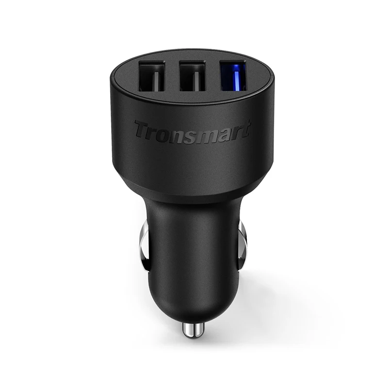 QC3.0 автомобильное зарядное устройство Tronsmart C3PTA 3 USB зарядных порта адаптер