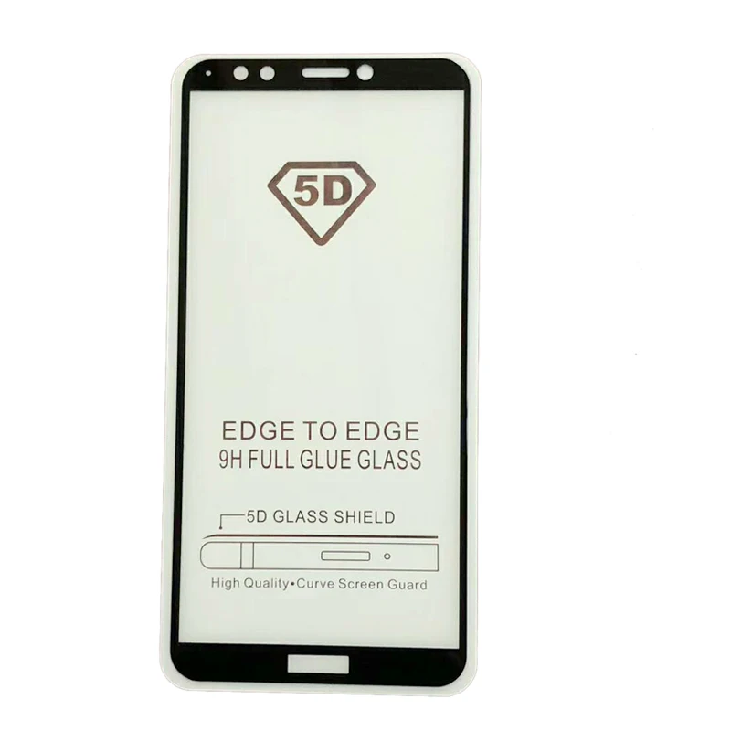 Sinzean 50 шт. 2.5D полное клеевое закаленное стекло 5D/6D Защита экрана для huawei mate 20 lite p20