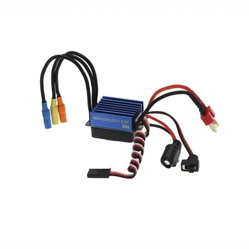 Электрический регулятор скорости 35A бесщеточный ESC для 1/12 1/10 HSP Redcat Traxxas HPI tiiya RC