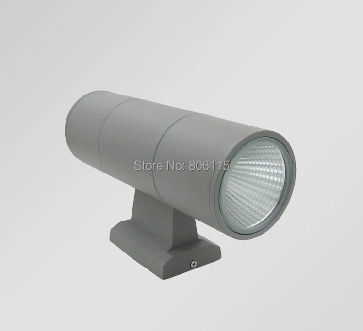 AC85-265V 20 Вт LED Наружный свет COB светодиодные настенные лампы 2x10 теплый/холодный