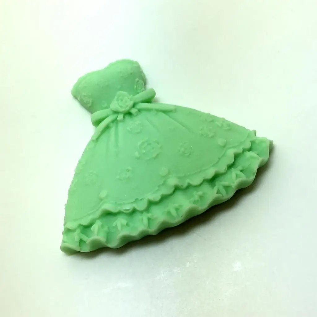 

Small Skirt Mold for soap making DIY Polymer Resin Craft cake decorating Chocolate Mould Silicone Soap Mold