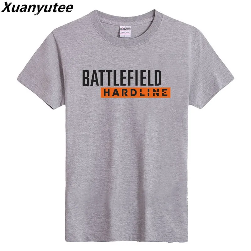 Xuanyutee Battlefield Hardline летняя футболка для фанатов игр мужская хлопковая Повседневная